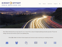 Tablet Screenshot of directeffectmedia.com